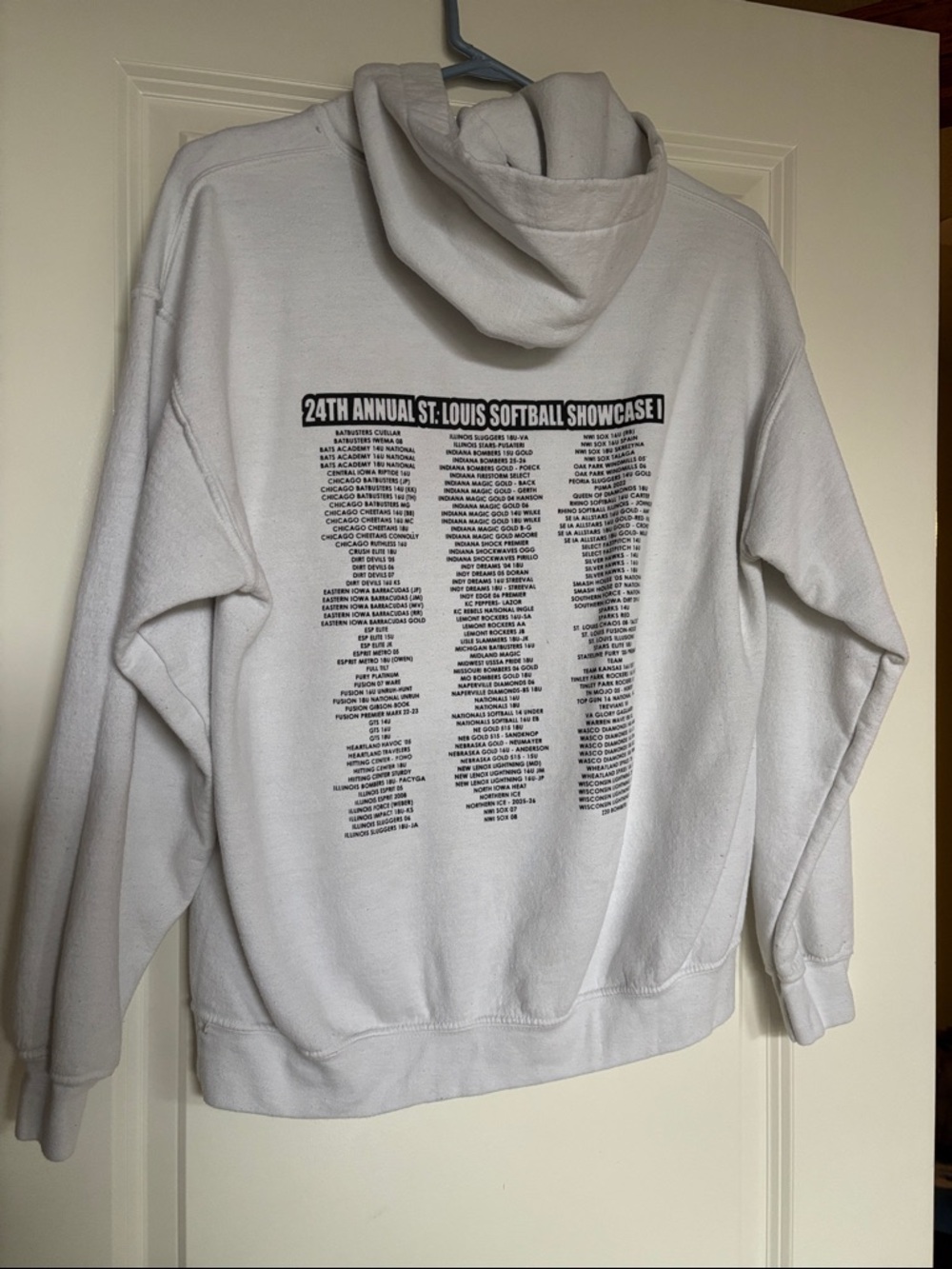 2021 St. Louis Softball Showcase Graphic Hoodie - White - Picture 2 of 2